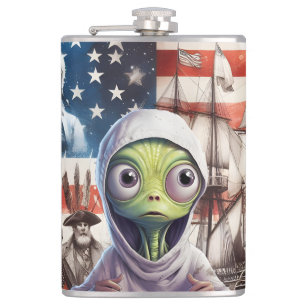 Out of this world guest hip flask
