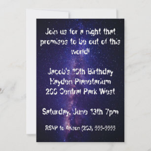 Out of this World Invitation