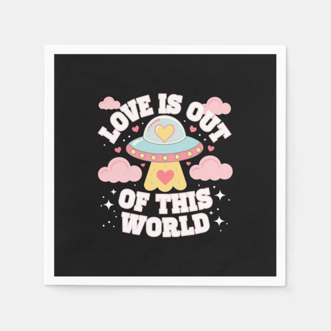 Out of This World Meme Funny Quote Napkin (Front)