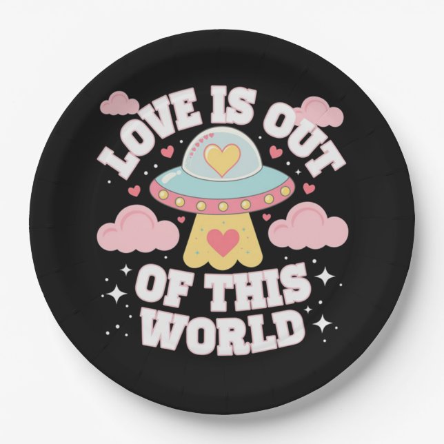 Out of This World Meme Funny Quote Paper Plate (Front)
