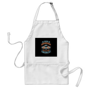 Out of This World Meme Viral Funny Quote Meme Standard Apron