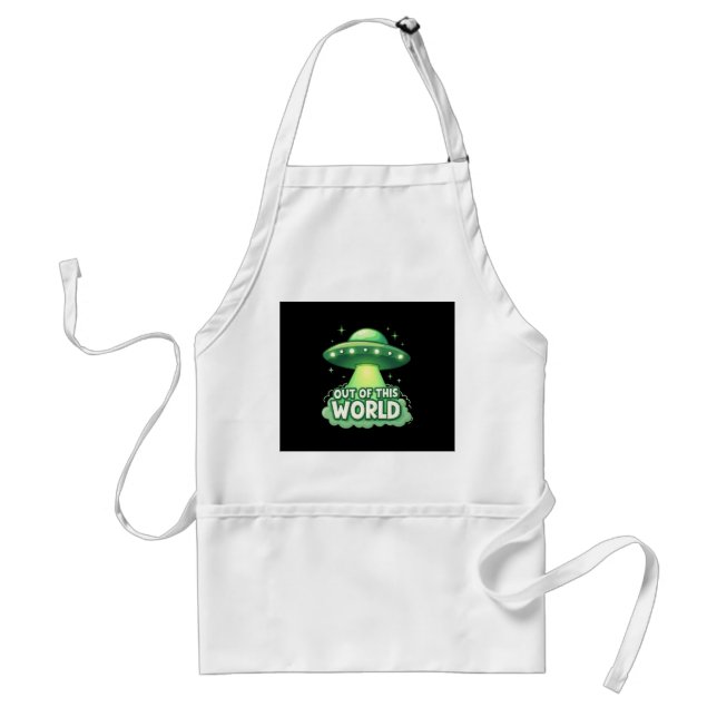 Out of This World Meme Viral Quote Standard Apron (Front)