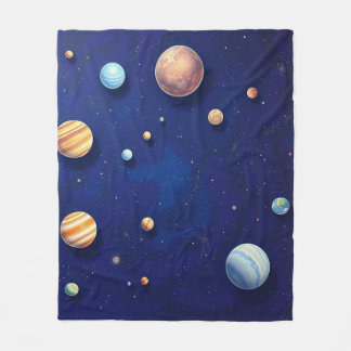 Out of This World Plush Fleece Throw Blanket