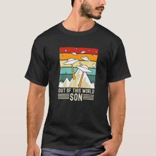 Out Of This World Son, Boy's Alien Spaceship 1 T-Shirt