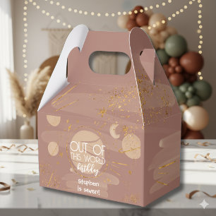 Out of this world space birthday favour box
