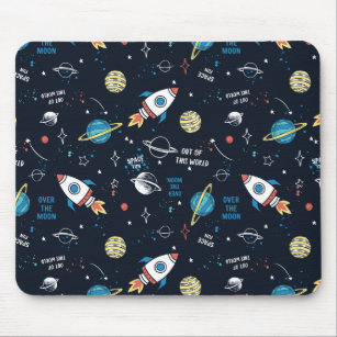 Out of This World Space Pattern Mouse Mat