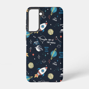 Out of This World Space Pattern Samsung Galaxy Case