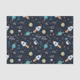 Out of This World Space Pattern Tissue Paper