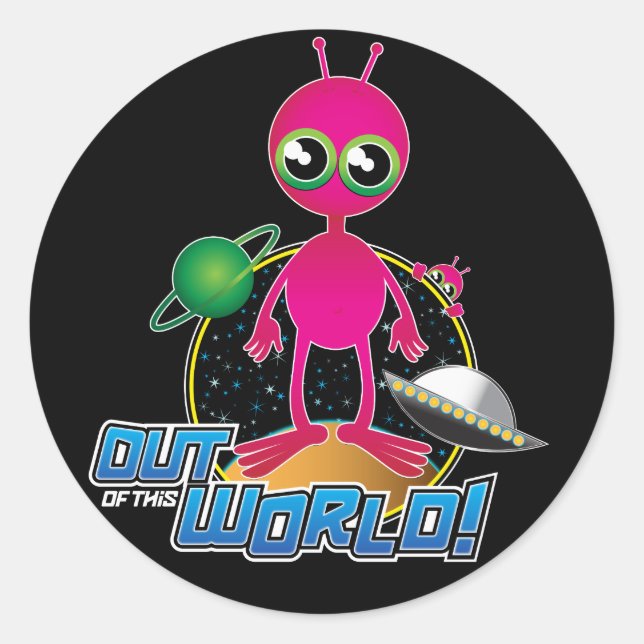 Out of This World! Sticker (Front)