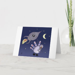 Out of this World Thanksgiving Greeting Holiday Card