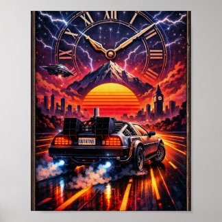 Out of Time – Retro Futuristic Sci-Fi Wall Art