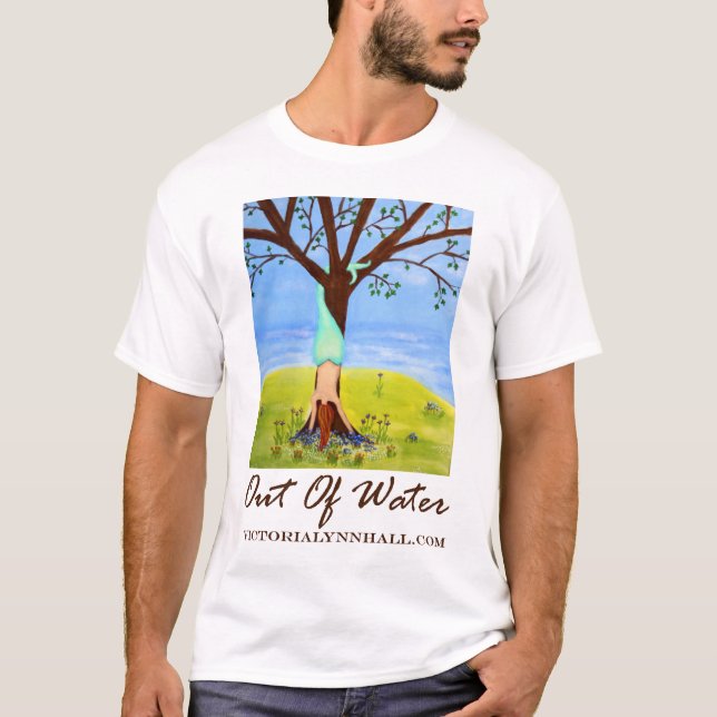 "Out Of Water" Mermaid Art Promo T-Shirt (Front)