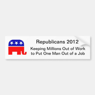Out of Work Bumper Sticker
