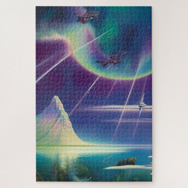 Out of world Abstract Art Jigsaw Puzzle (Vertical)