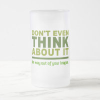 Out Of Your League mug - choose style & colour
