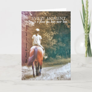 OUT ON THE TRAIL Greeting Card