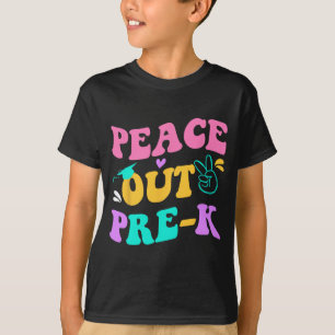 Out Pre-k Grade Last Day Of School Teacher Kids T-Shirt