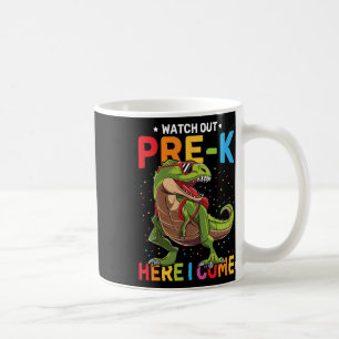 Out Pre-k Here I Come Dinosaur Back To School Boys Coffee Mug