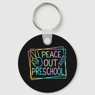 Out Preschool Last Day Of School Summer Break Kids Key Ring