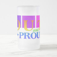 OUT & PROUD mug - choose style & colour