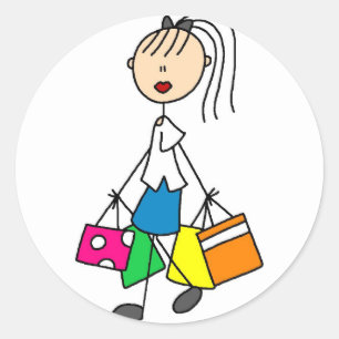 Out Shopping Sticker