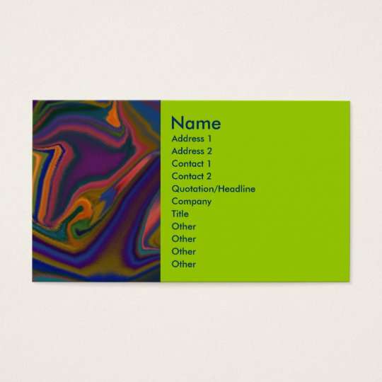 Out There business card