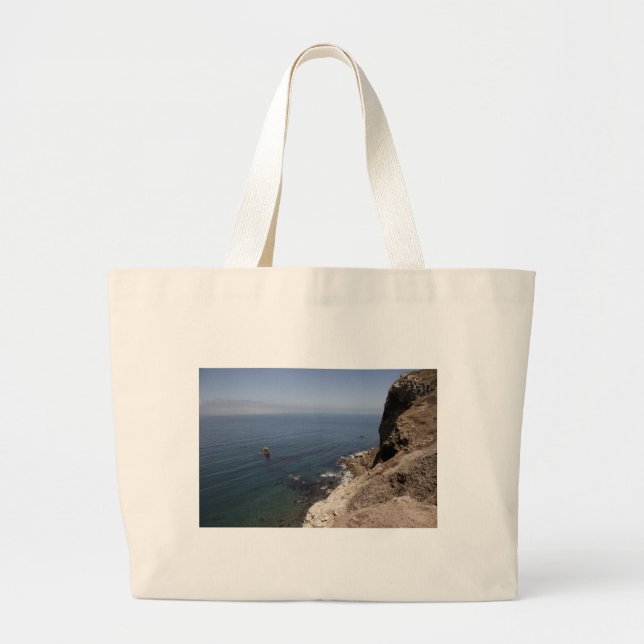 out there large tote bag (Front)