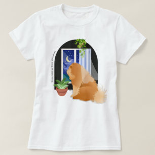  OUT THERE SOMEWHERE  Chow white shirts WITH TEXT 