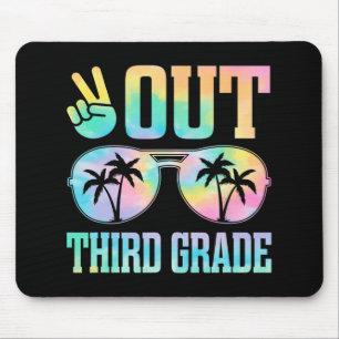 Out Third Grade Last Day Of School Graduation Gift Mouse Mat