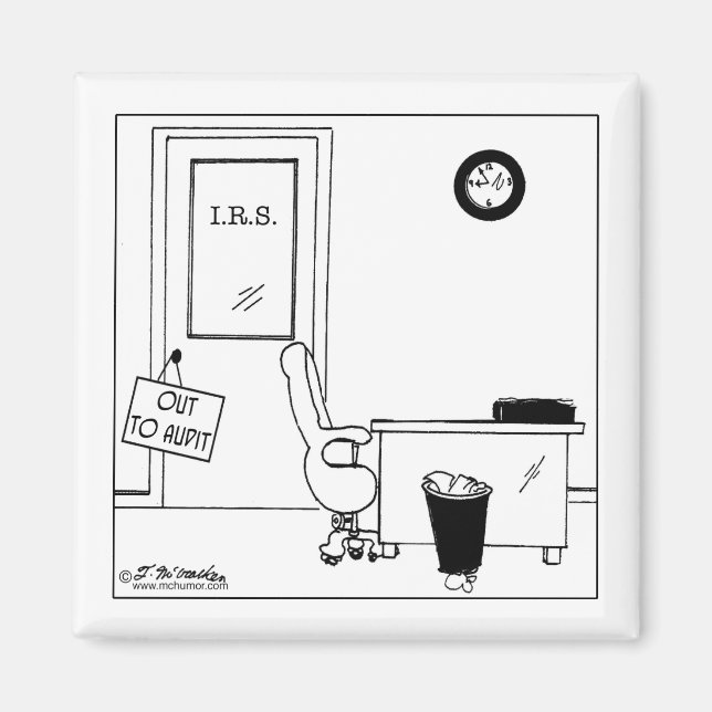 Out to Audit Magnet (Front)