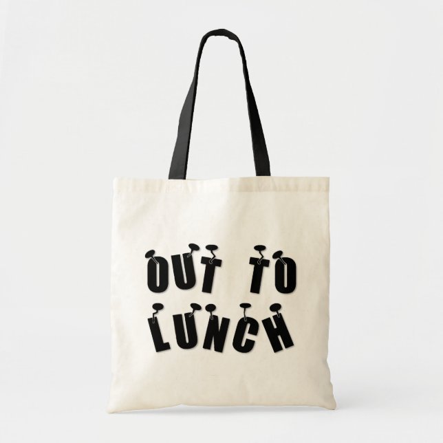 Out to Lunch Tote Bag (Front)