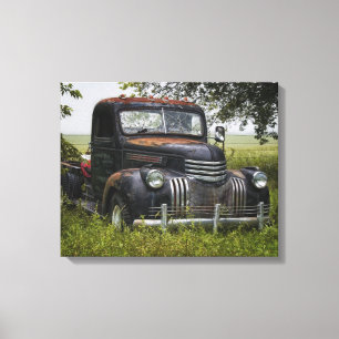 out to pasture canvas print
