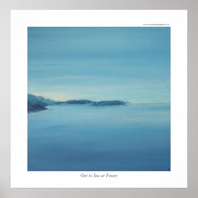 Out to Sea at Fowey Poster (Front)