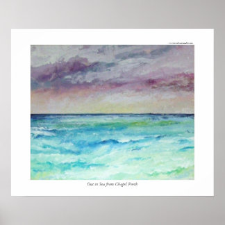 Out to Sea from Chapel Porth Poster