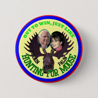 OUT TO WIN 6 CM ROUND BADGE