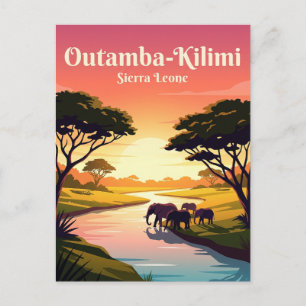 Outamba-Kilimi National Park Sierra Leone Postcard