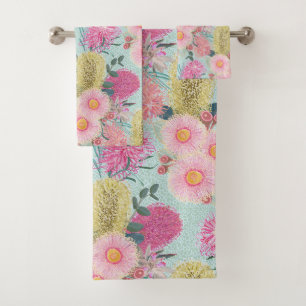 Outback Banksia And Grevillea Eucalyptus Bath Towel Set