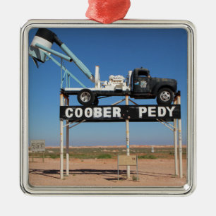 Outback Coober Pedy Customised Souvenir Metal Tree Decoration