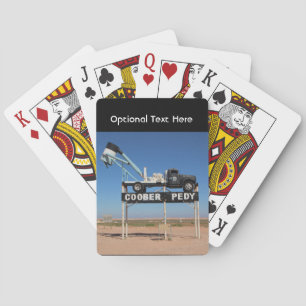 Outback Coober Pedy Customized Souvenir Playing Cards