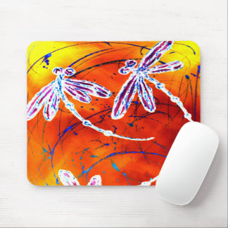 Outback Dragonfly Dance Mouse Mat