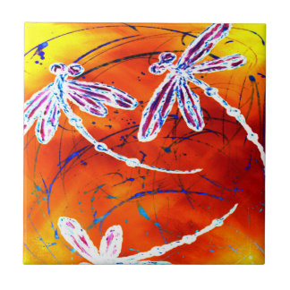 Outback Dragonfly Dance Tile