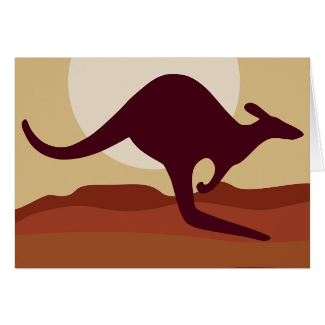 Outback kangaroo (Front Horizontal)