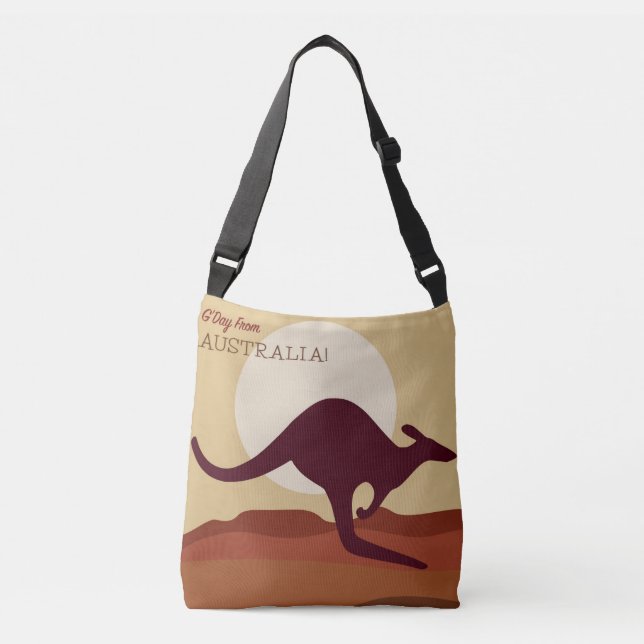 Outback kangaroo crossbody bag (Front)