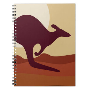 Outback kangaroo notebook