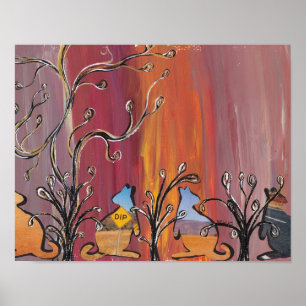 Outback Kangaroos Print