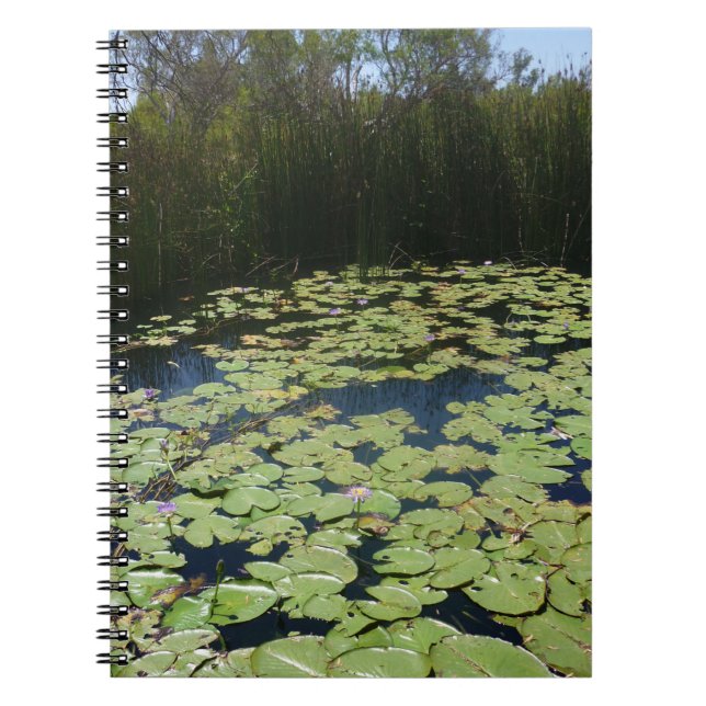 Outback Lily Pads Spiral Notebook (Front)