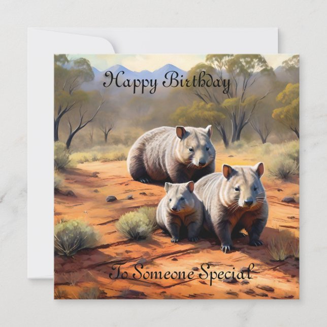 Outback Trio: Wombat Wanderers, (Front)