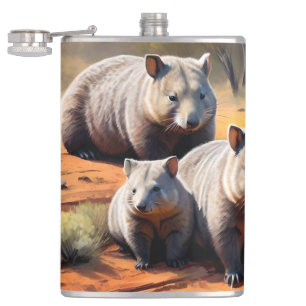 Outback Trio: Wombat Wanderers, Hip Flask