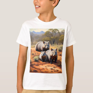 Outback Trio: Wombat Wanderers, T-Shirt