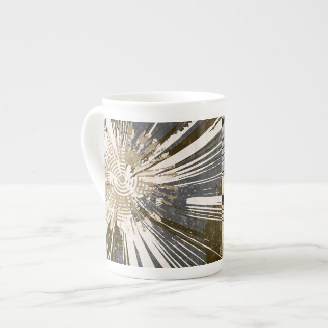 Outburst Tiles I Bone China Mug (Front Left)